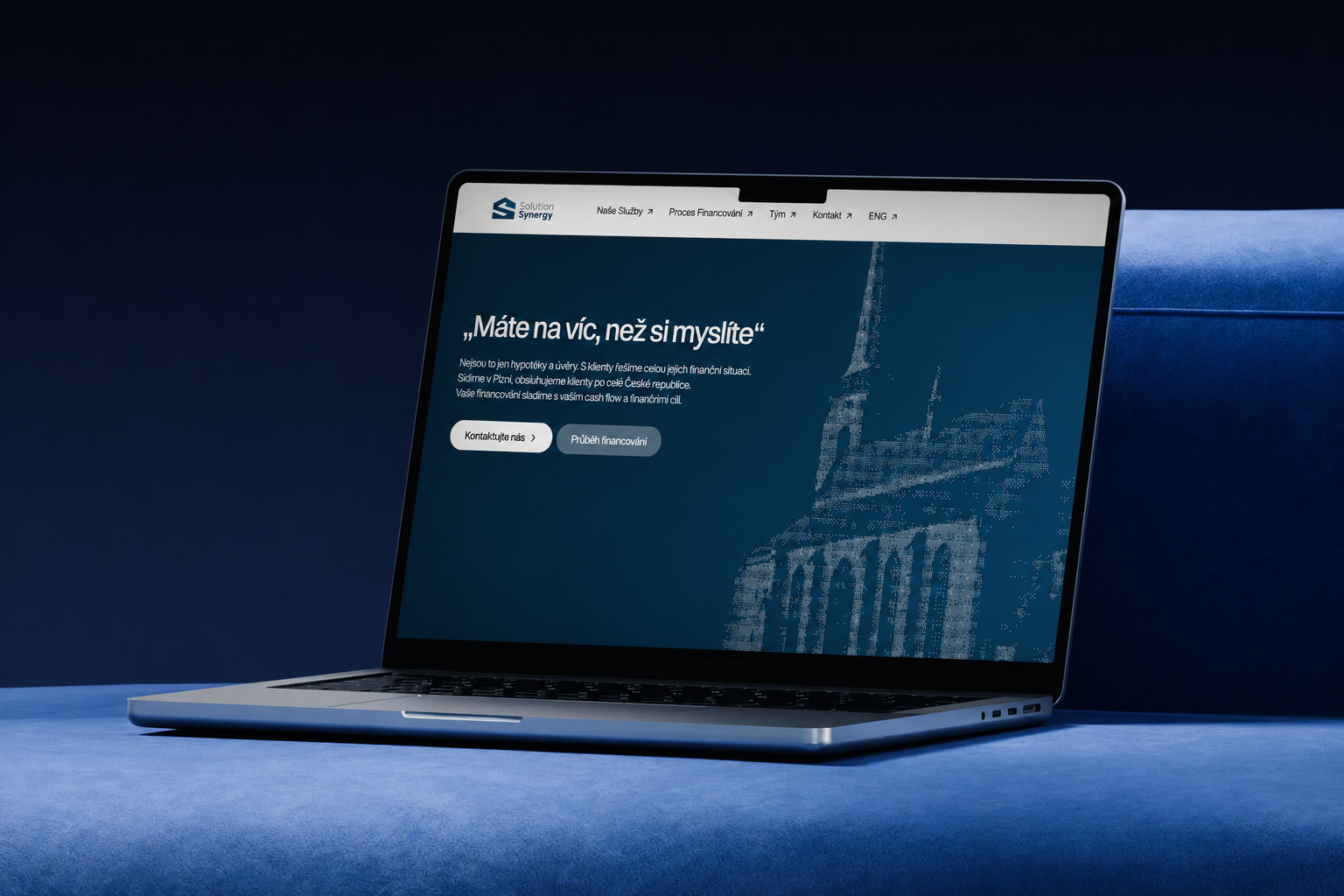 SolutionSynergy startup website preview